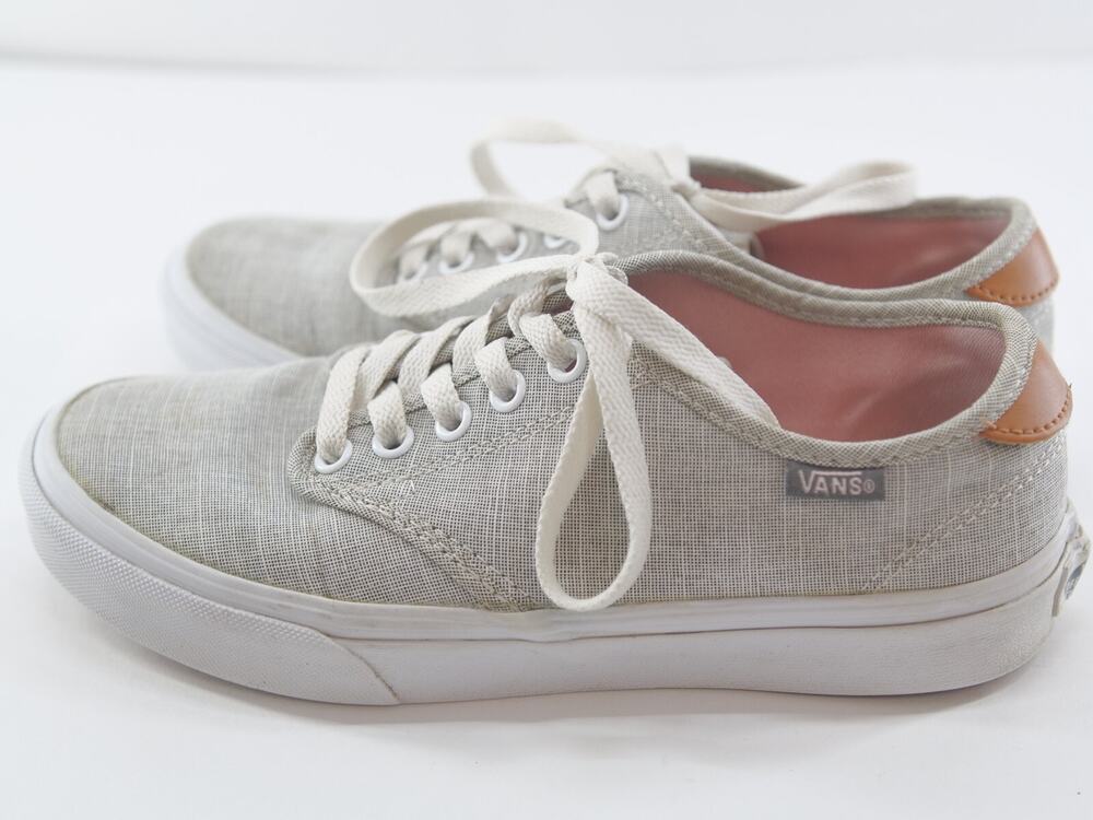 VANS Gray Canvas Skate Shoe‎ Style TB4R US Women's Size 6.5